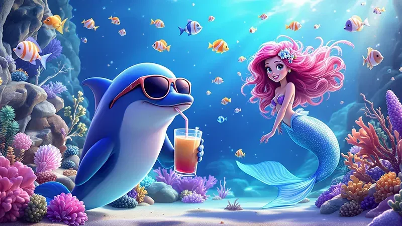 Arena permainan tembak ikan pada tampilan mobile VM987
